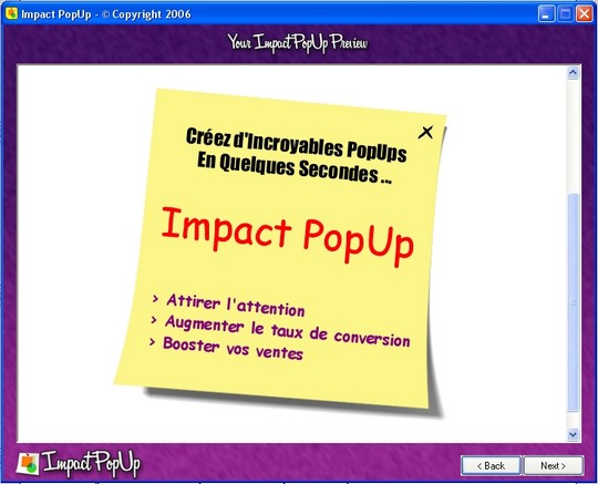 Impact PopUp Screenshot 4